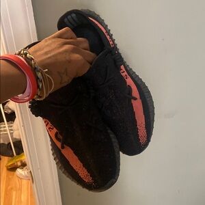 Black and Pink Sneakers